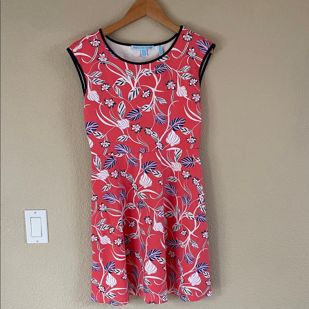 Draper James Pink Floral Mini Dress